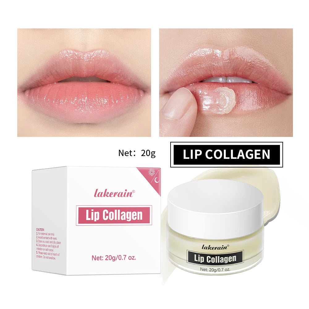 Collagen Lip Mask and Moisturizing Lip Treatment