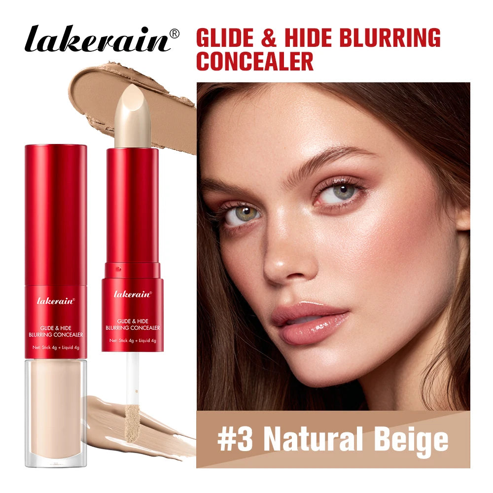 2 in 1 Blurring Concealer and Full Coverage Foundation Makeup - 22