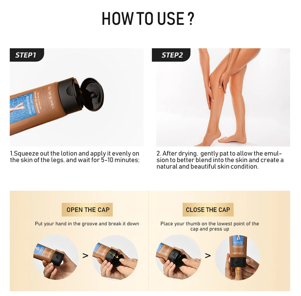 Leg Makeup Body Foundation and Body Concealer for Flawless Skin - 14