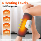 Cordless Leg Massager Calf Air Compression Wrap with Heat