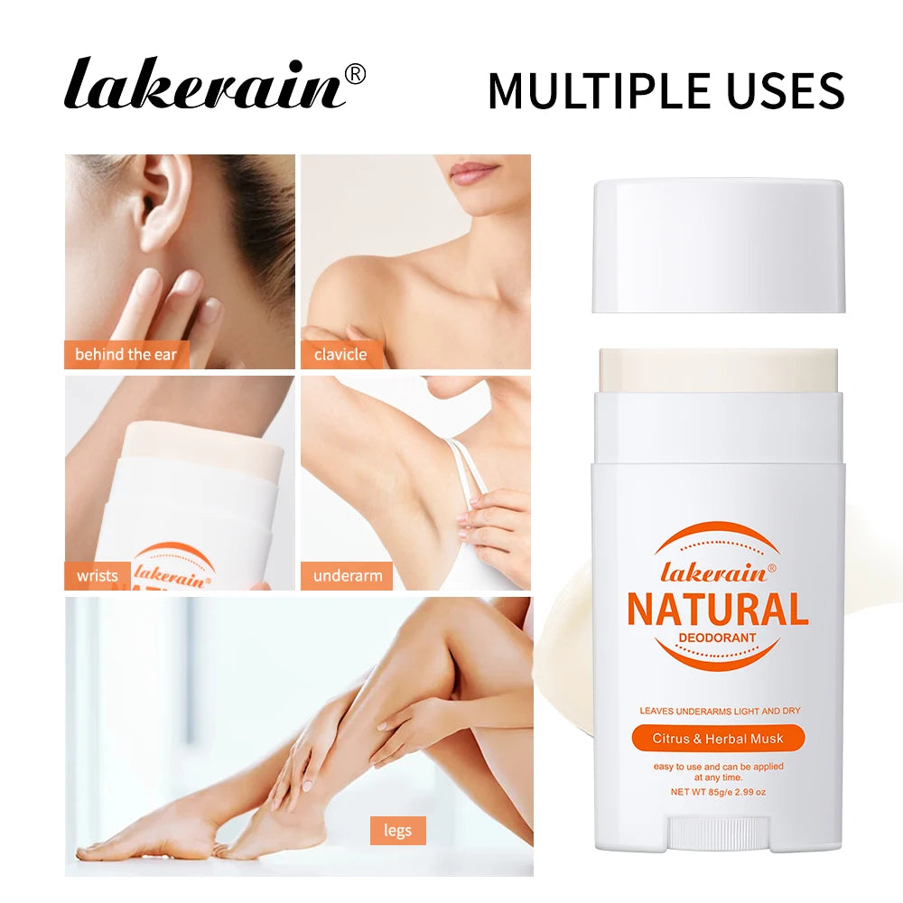 Natural Deodorant Stick Long Lasting Solid Perfume Balm - 6