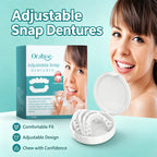 Adjustable Snap Dentures Temporary Teeth Veneers for Natural Smile