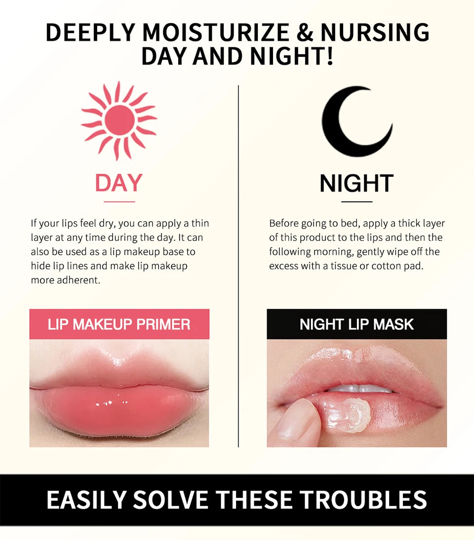 Collagen Lip Mask and Moisturizing Lip Treatment