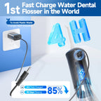 Portable Water Flosser Oral Irrigator Rechargeable Teeth Cleaner