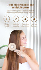 Electric Scalp Massager Comb and Hair Oil Applicator Brush