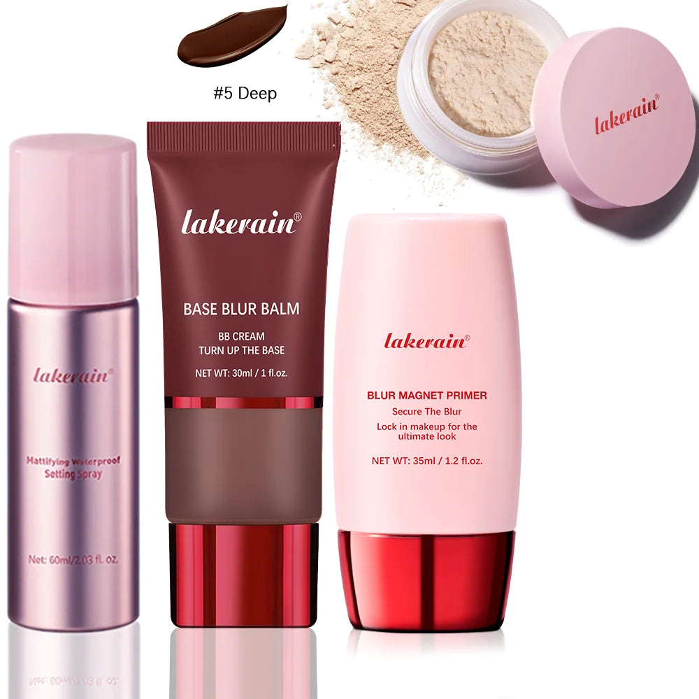 Professional Makeup Setting Kit Pore Blurring Face Base Set - 28