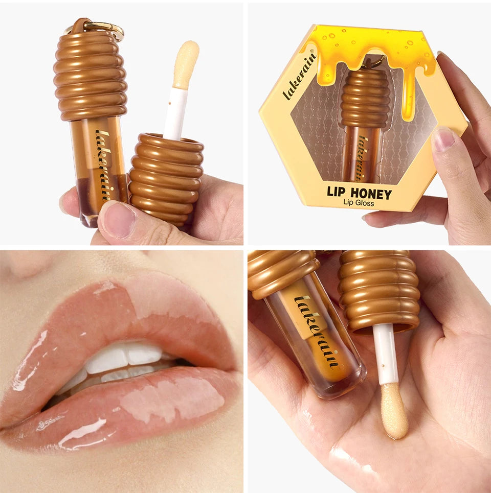 Honey Chocolate Lip Glaze and Moisturizing Lip Gloss Set