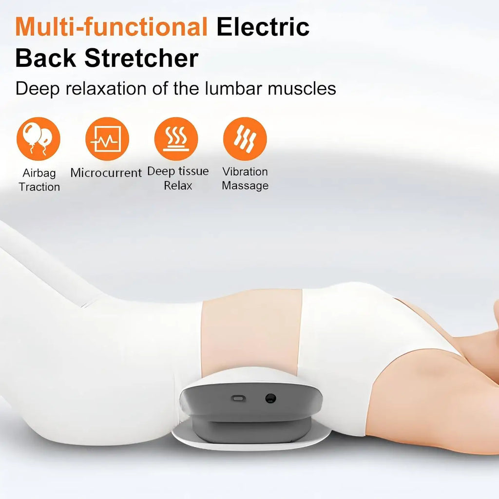 Electric Back Stretcher and Lumbar Traction Support Device