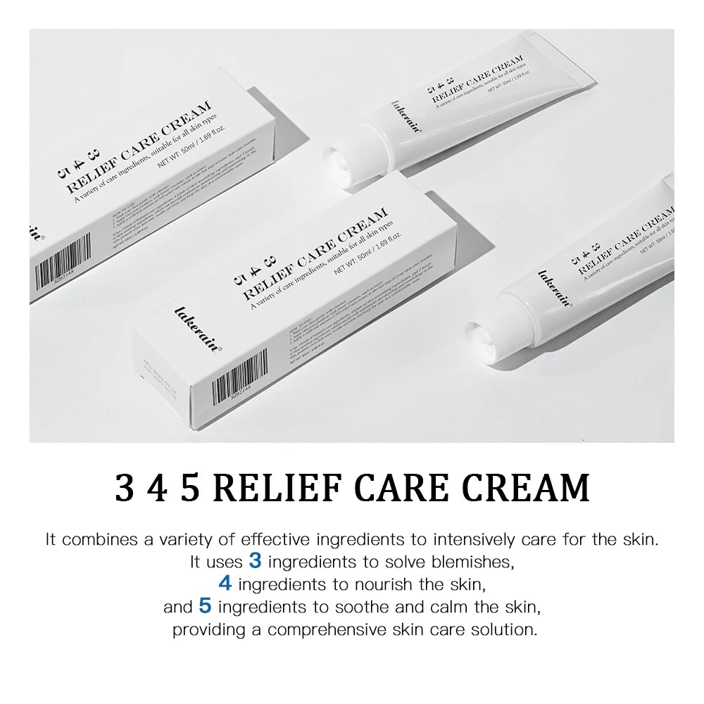 345 Relief Care Cream Moisturizing Facial Repair Lotion