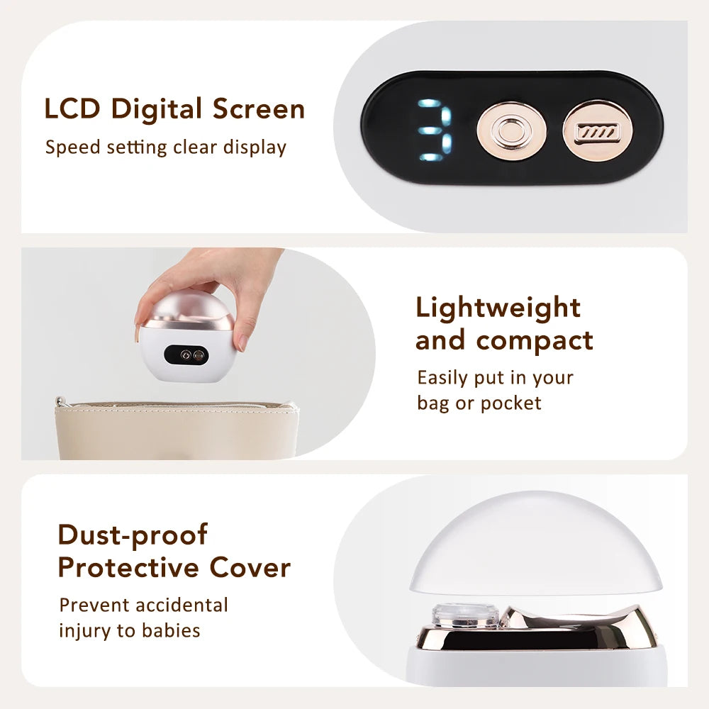 Electric Nail Clipper and Automatic Nail Trimmer for Home Grooming