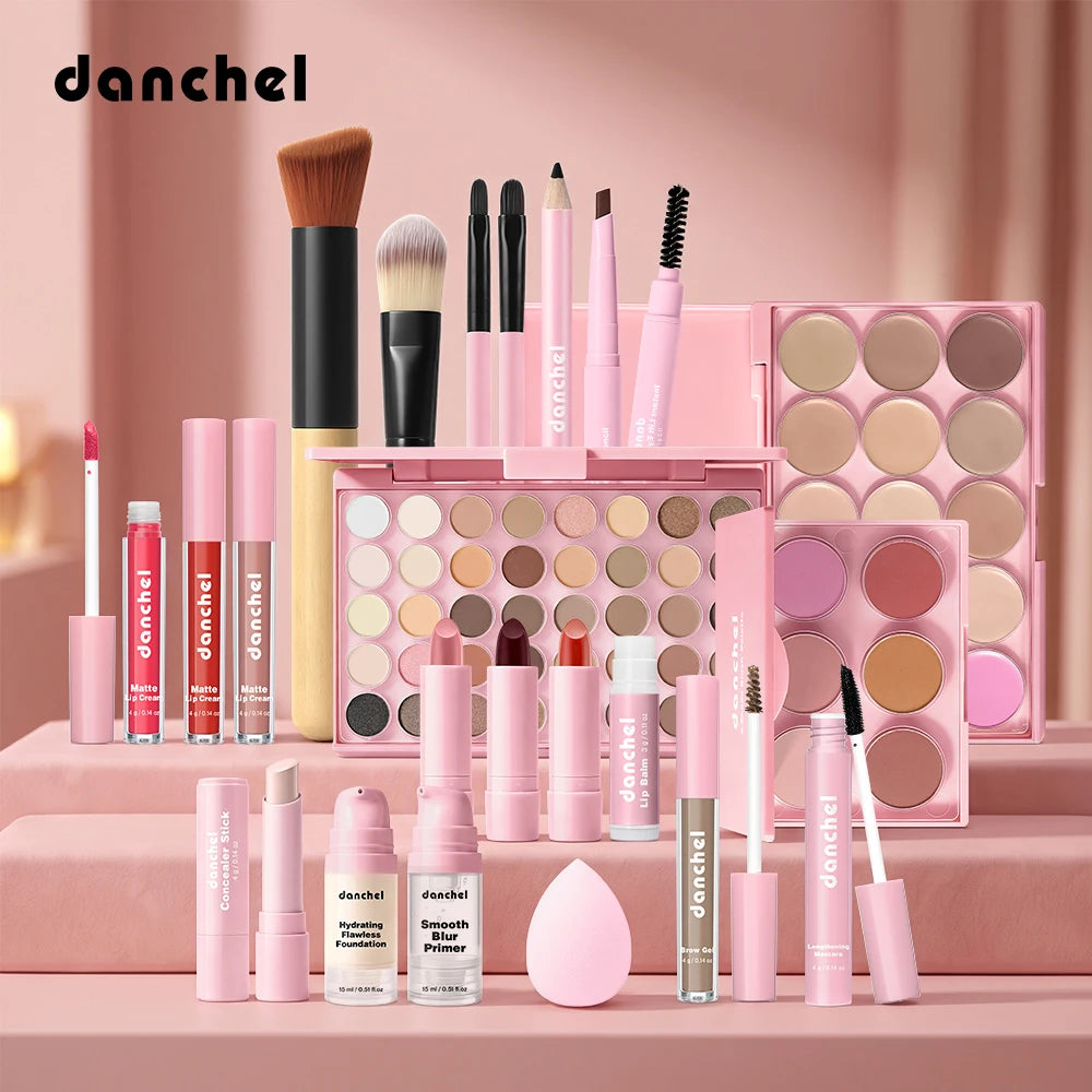Full Face Makeup Kit and Cosmetic Palette Set