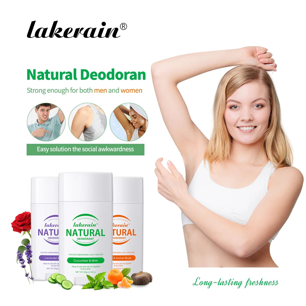 Natural Deodorant Stick Long Lasting Solid Perfume Balm