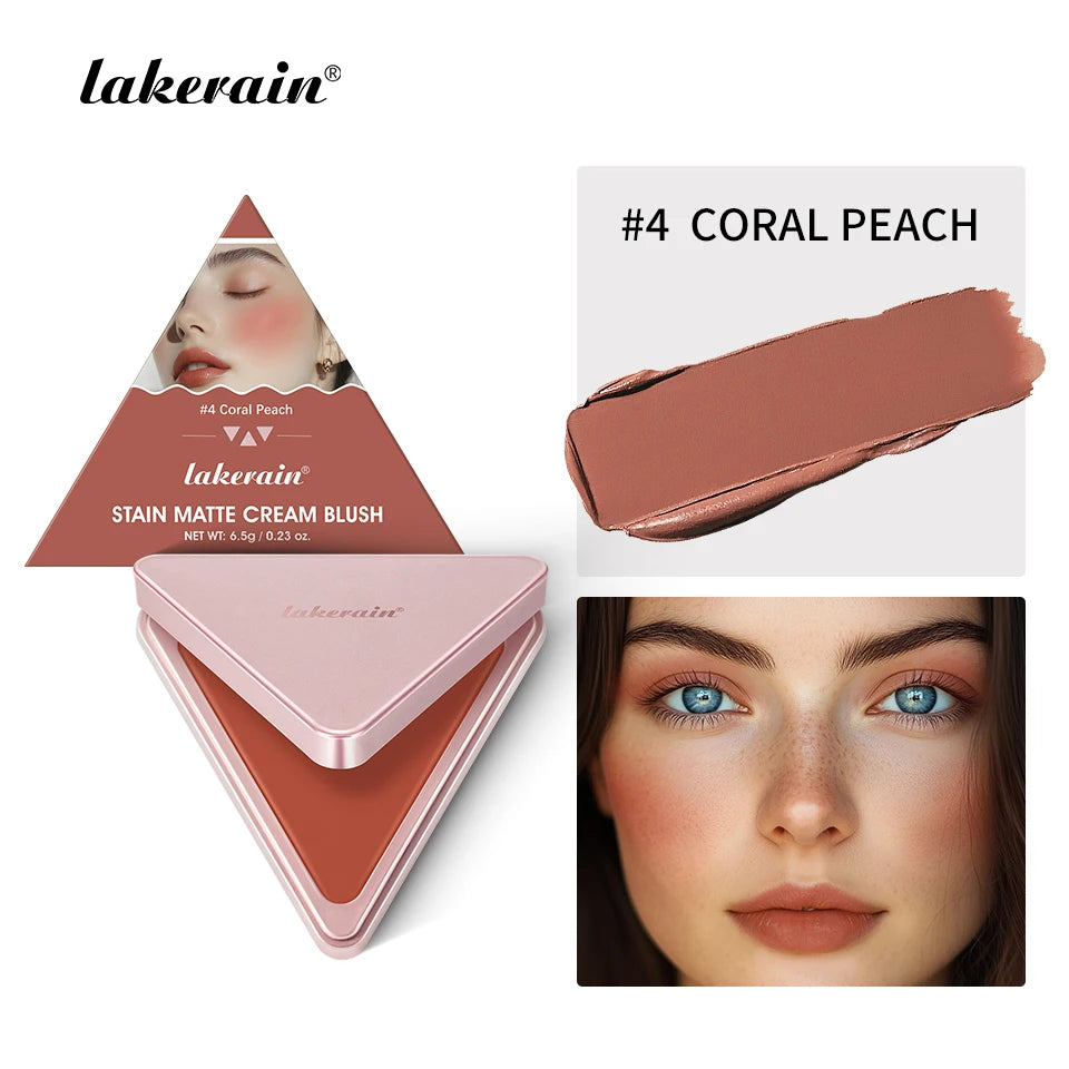 2 in 1 Cream and Powder Blush Face Blusher Makeup Palette - 30