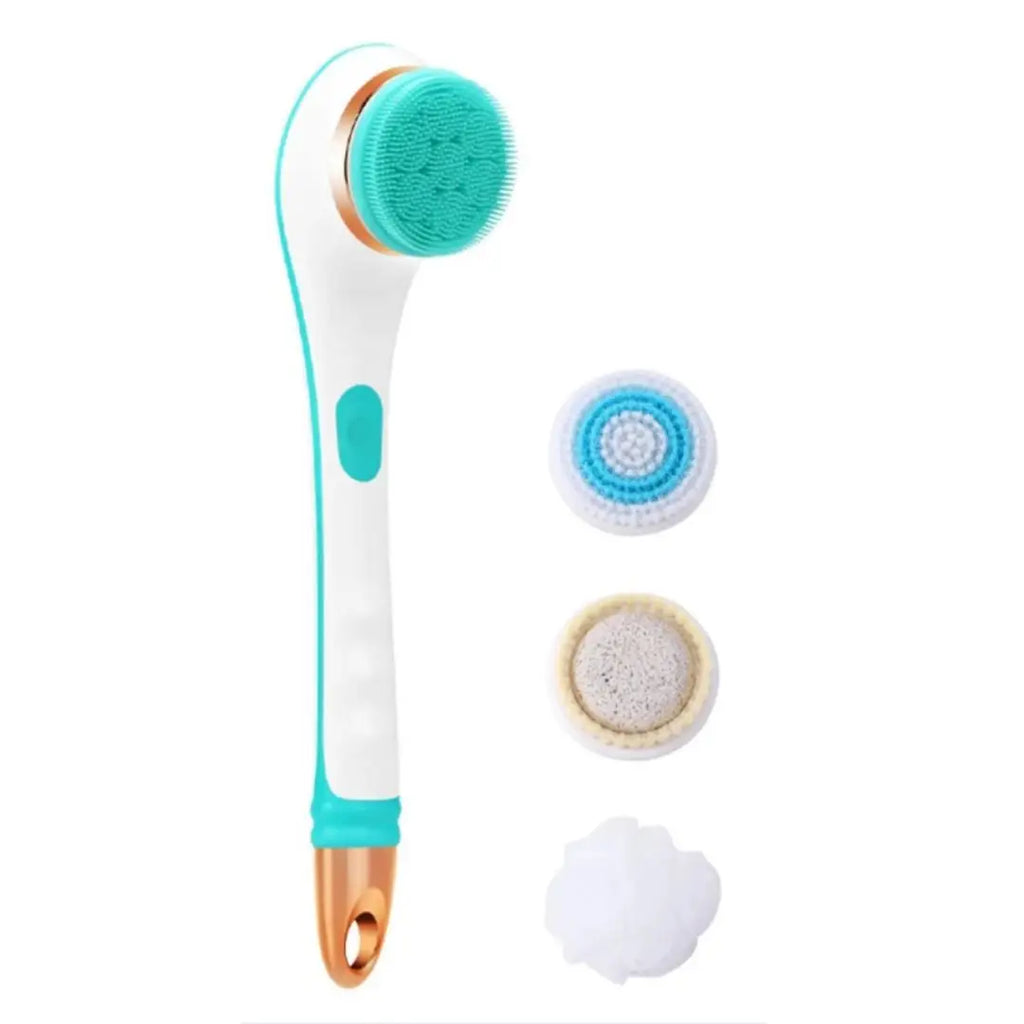 Electric Bath Brush Rechargeable Body Scrubber Shower Spin Brush
