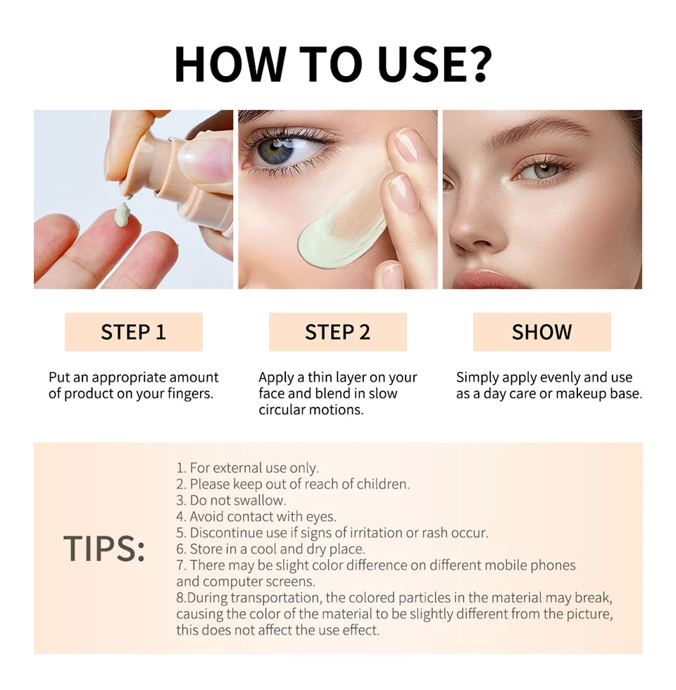 Color Changing Foundation Liquid Concealer Makeup