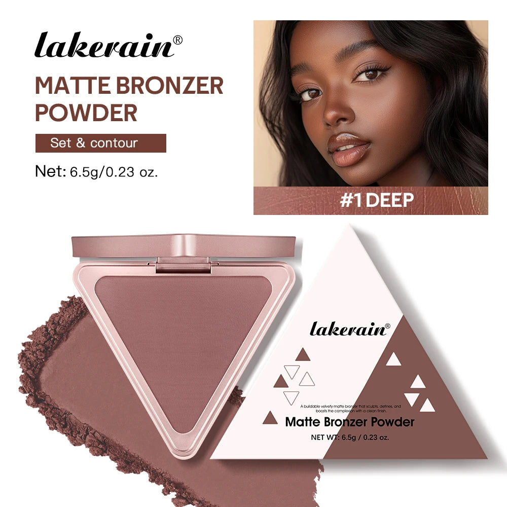 Matte Bronzer Powder Face Contouring Makeup - 35