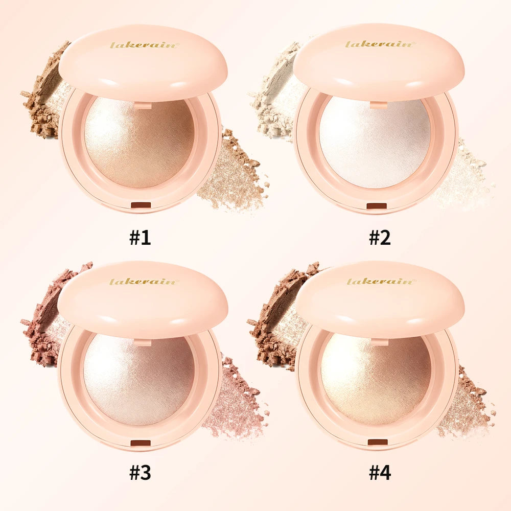 Baked Highlighter Powder Illuminator Face Glow Makeup - 1