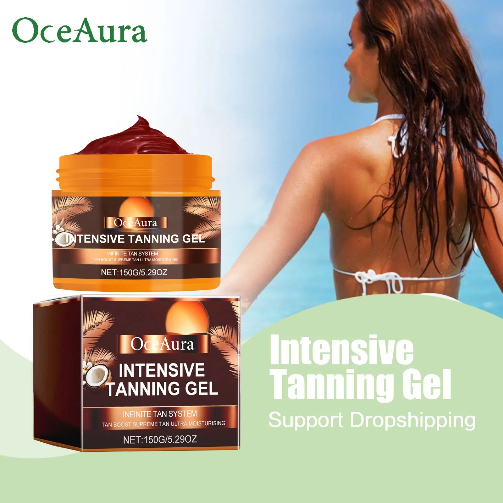 Intensive Tanning Gel Sunless Tanning Accelerator Cream - 2