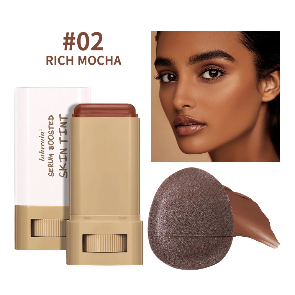 Skin Tint Stick Serum Foundation Natural Coverage Face Makeup - 21