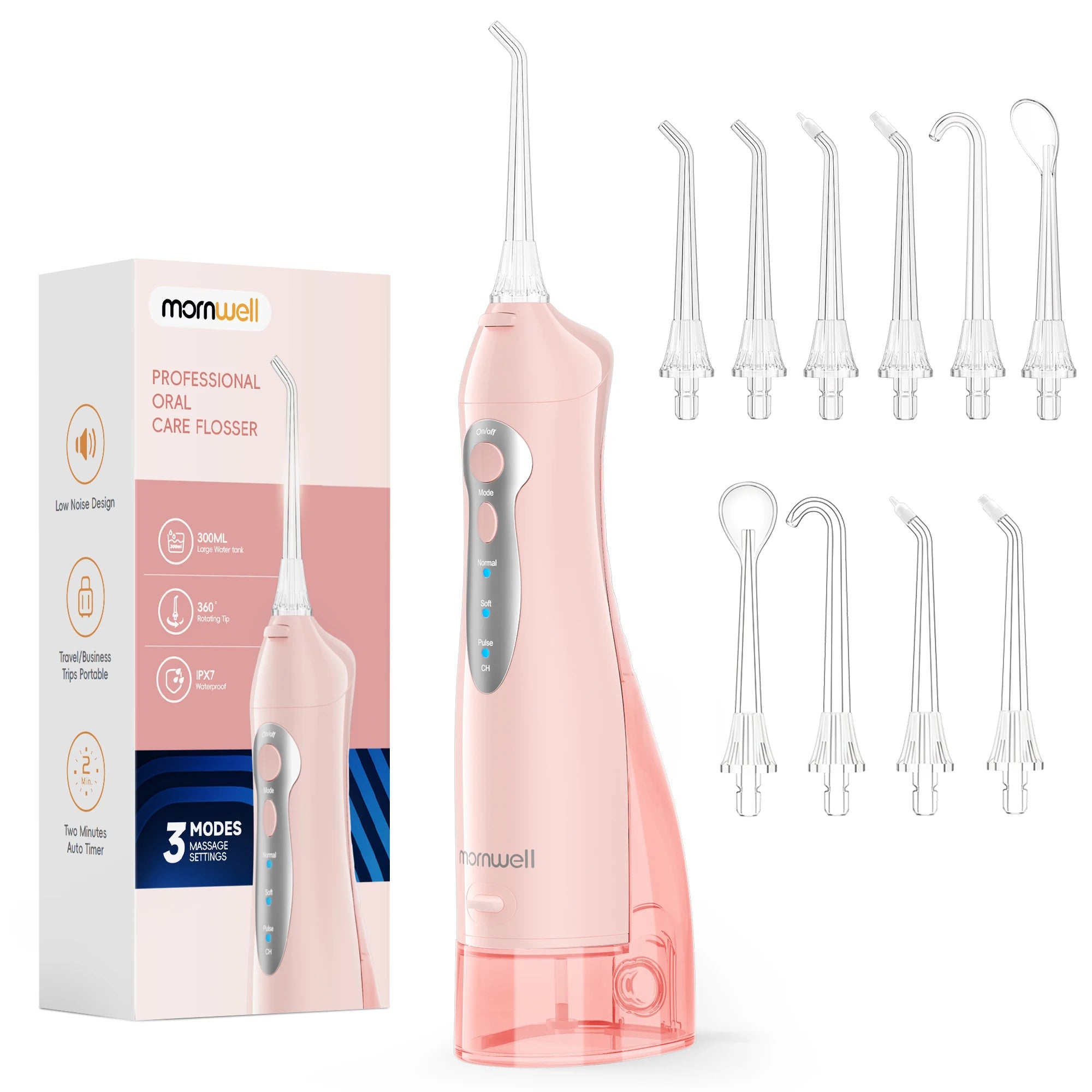 Portable Water Flosser Electric Oral Irrigator Teeth Cleaner - 23