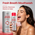 Anti Stain Mouthwash Alcohol Free Teeth Whitening Rinse
