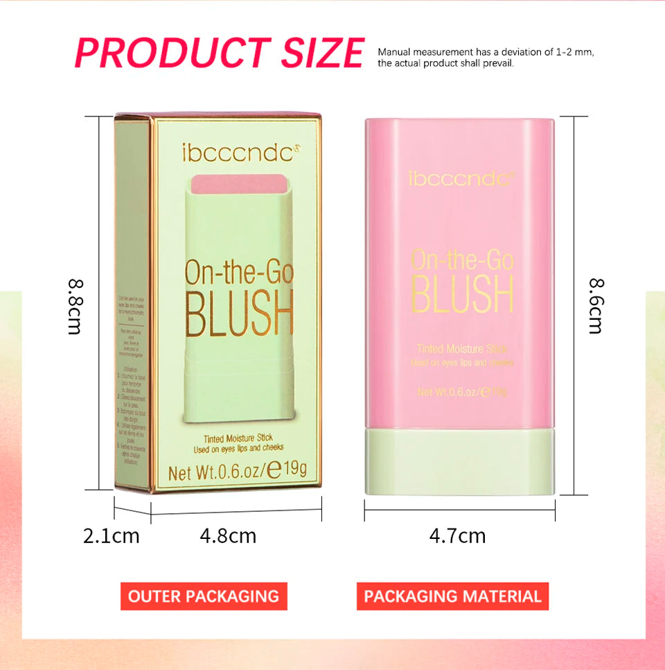 Tinted Moisture Blush Stick Cream Color Changing Face Makeup