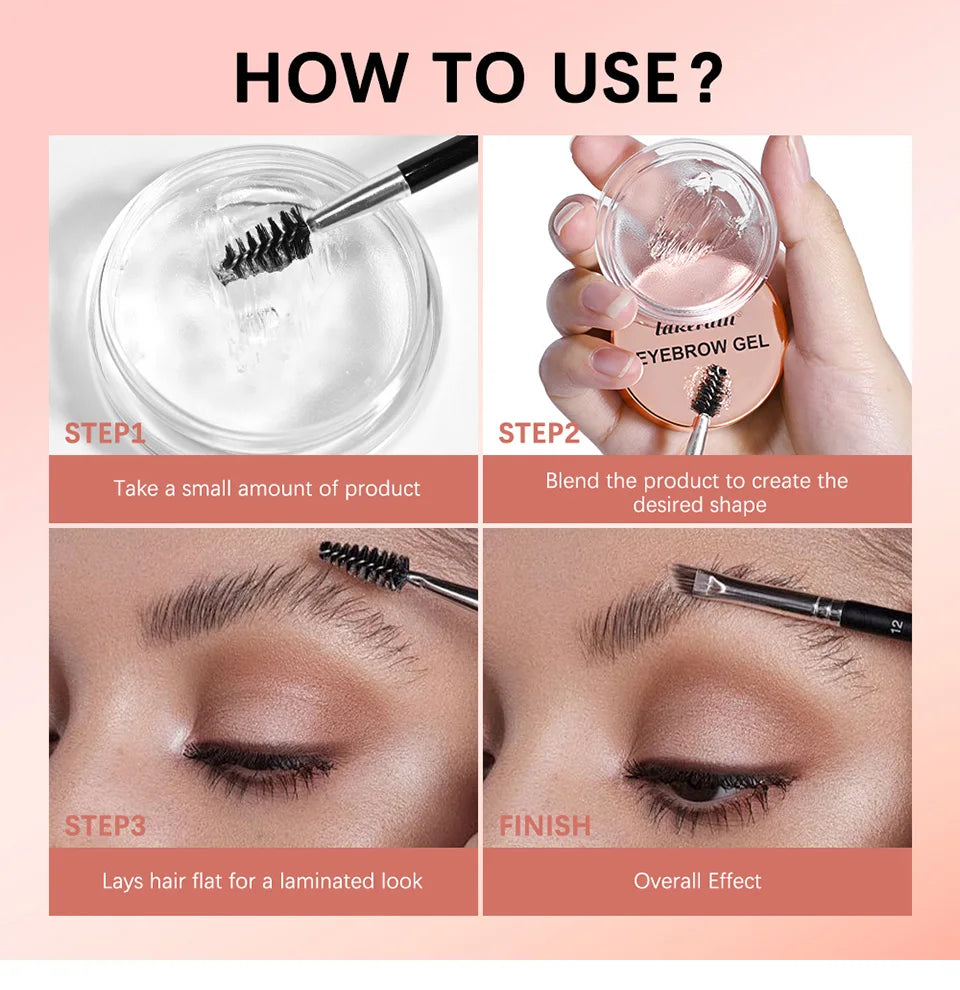 Waterproof Eyebrow Styling Gel Natural Brow Sculpting Pomade