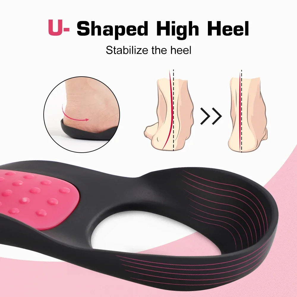 Arch Support Insoles Orthopedic Flat Foot Correction Shoe Inserts