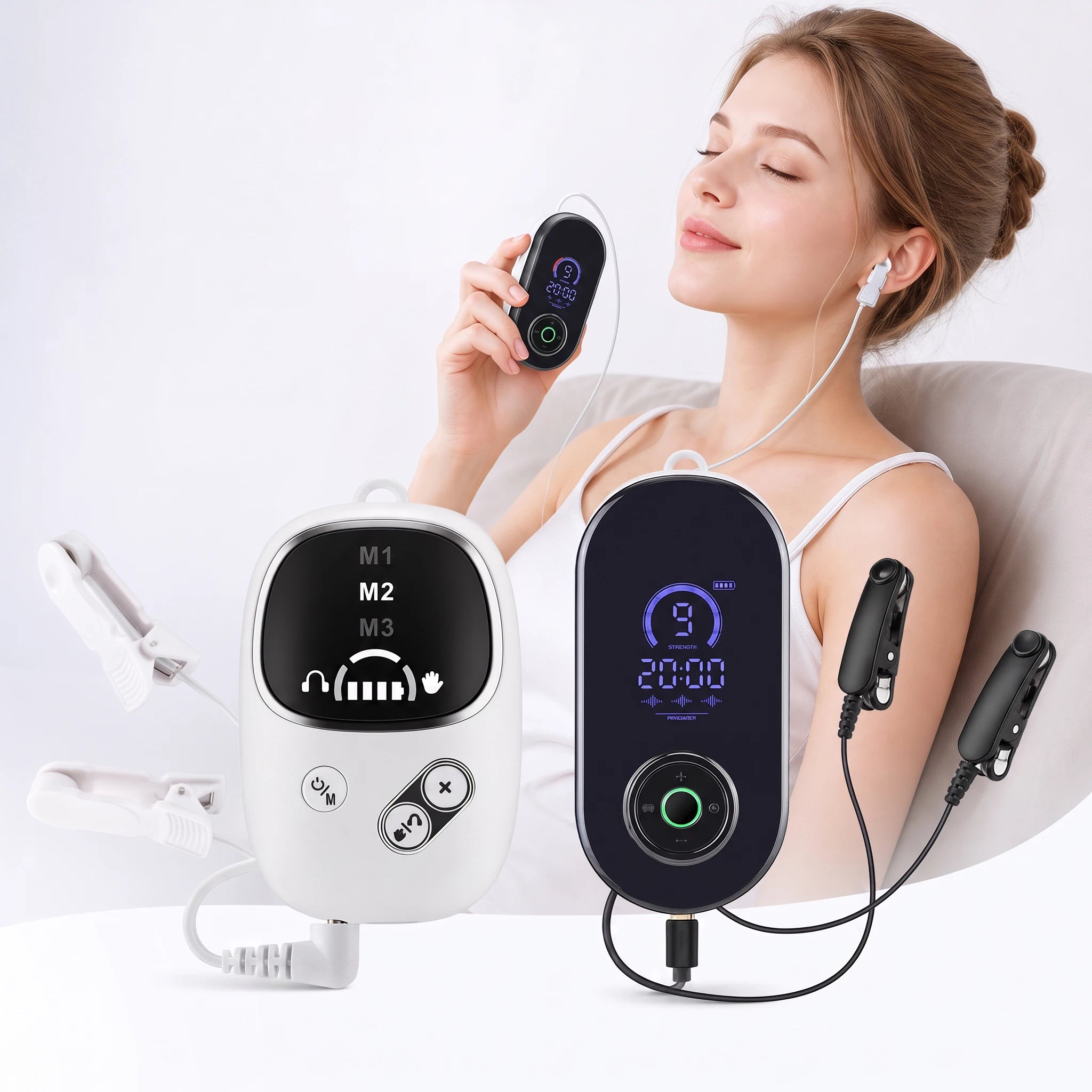 CES Sleep Aid Device and Anxiety Relief Pulse Massager - 1