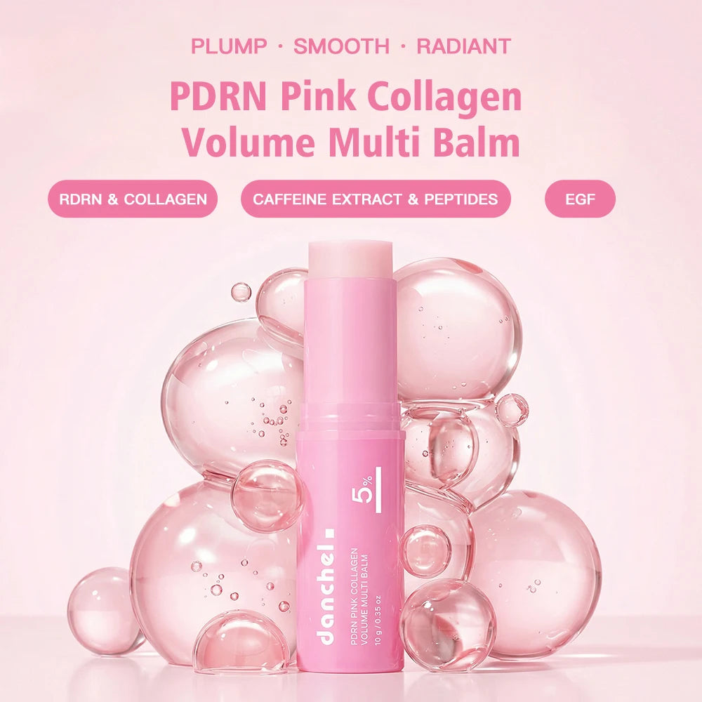 PDRN Pink Peptide Serum and Collagen Balm Set Face Hydration Treatment - 6