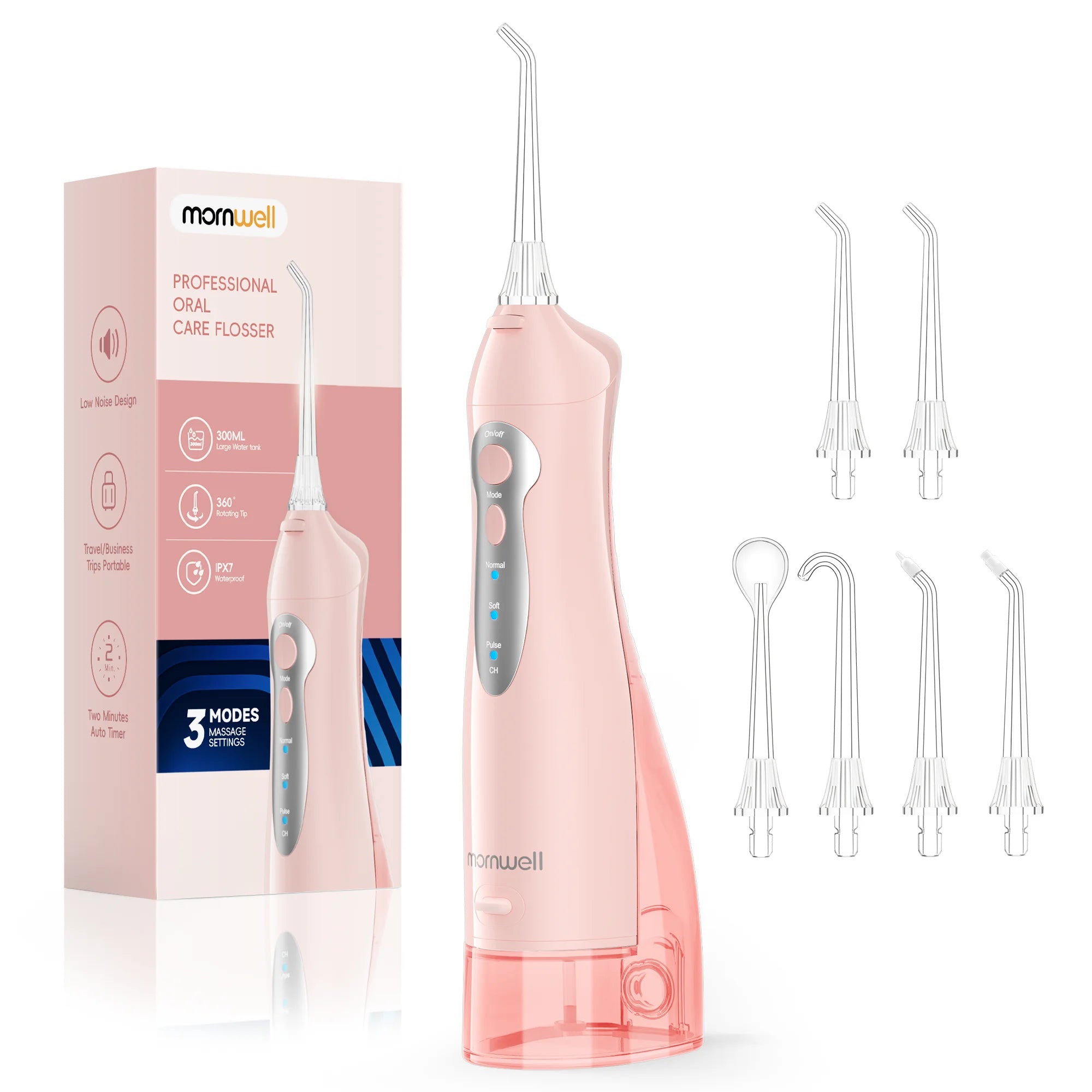 Portable Water Flosser Electric Oral Irrigator Teeth Cleaner - 1