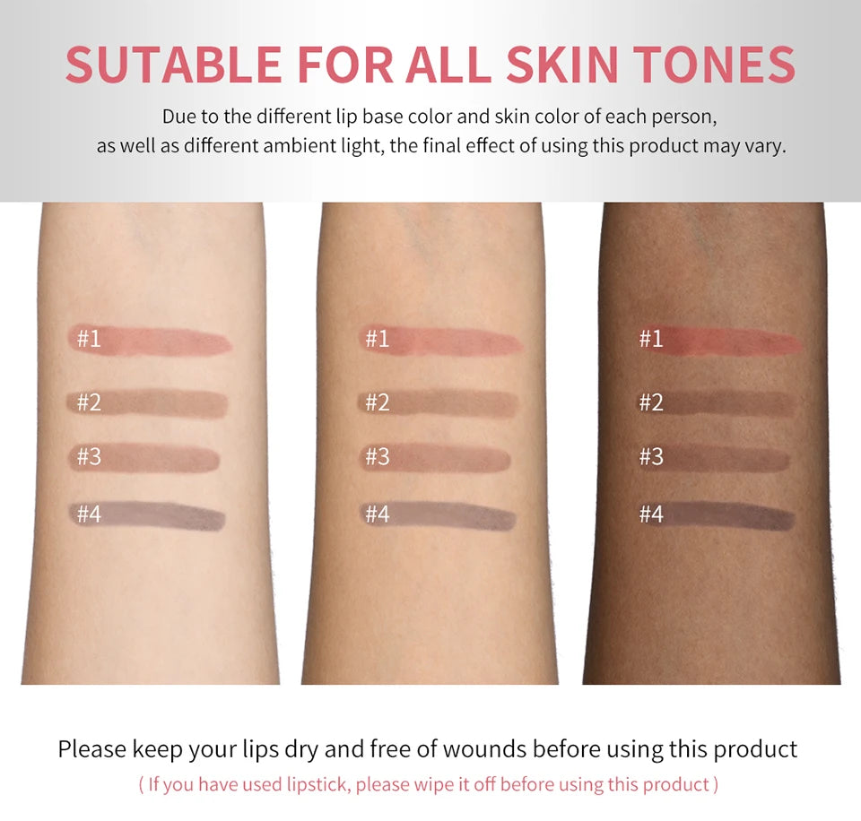 Peel Off Lip Liner Tattoo Lip Stain Waterproof Smudge Proof Liner