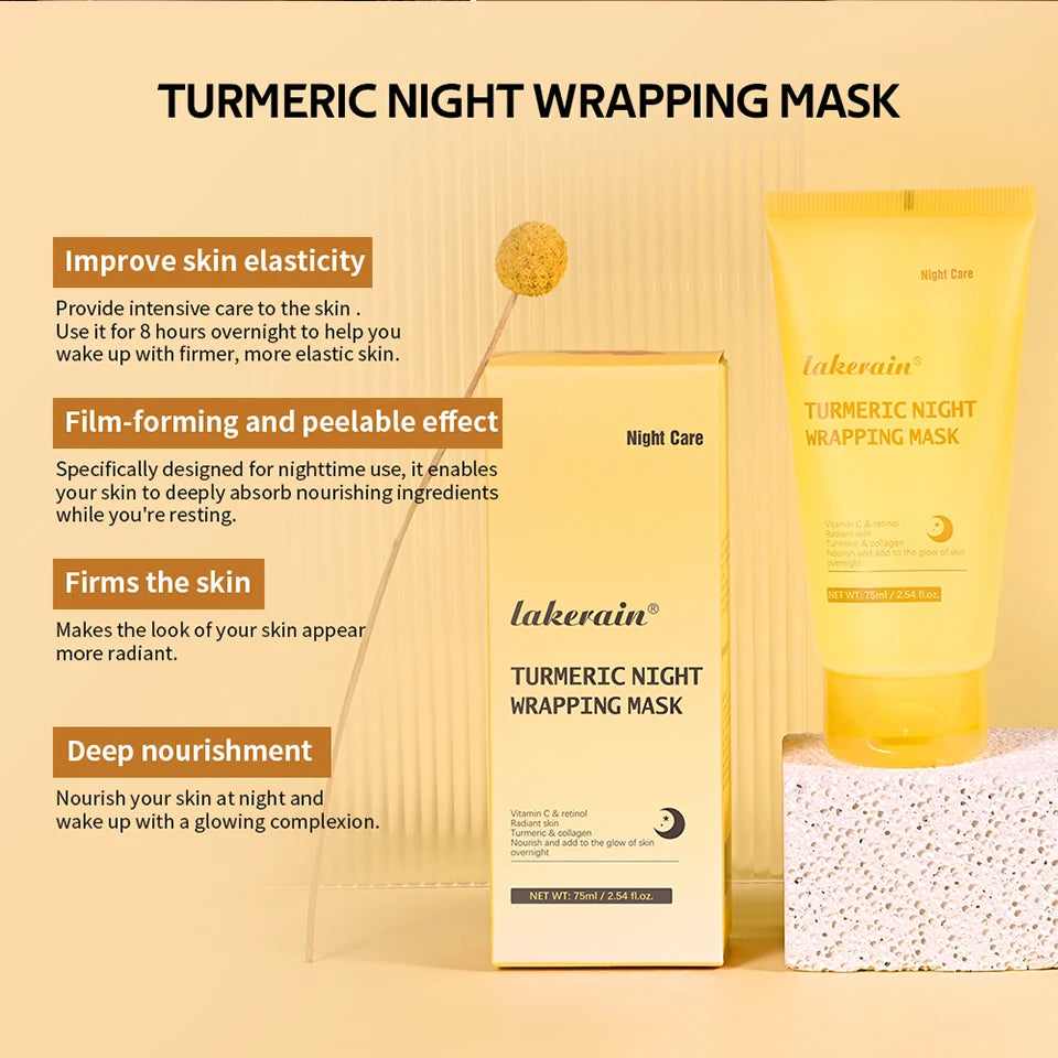 Collagen Overnight Peel Off Mask Korean Night Wrapping Face Treatment