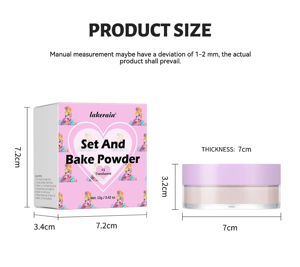 Loose Setting Powder Translucent Baking Face Powder - 15