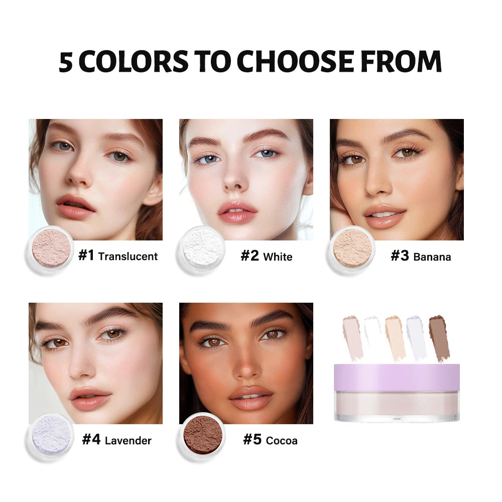 Loose Setting Powder Translucent Baking Face Powder