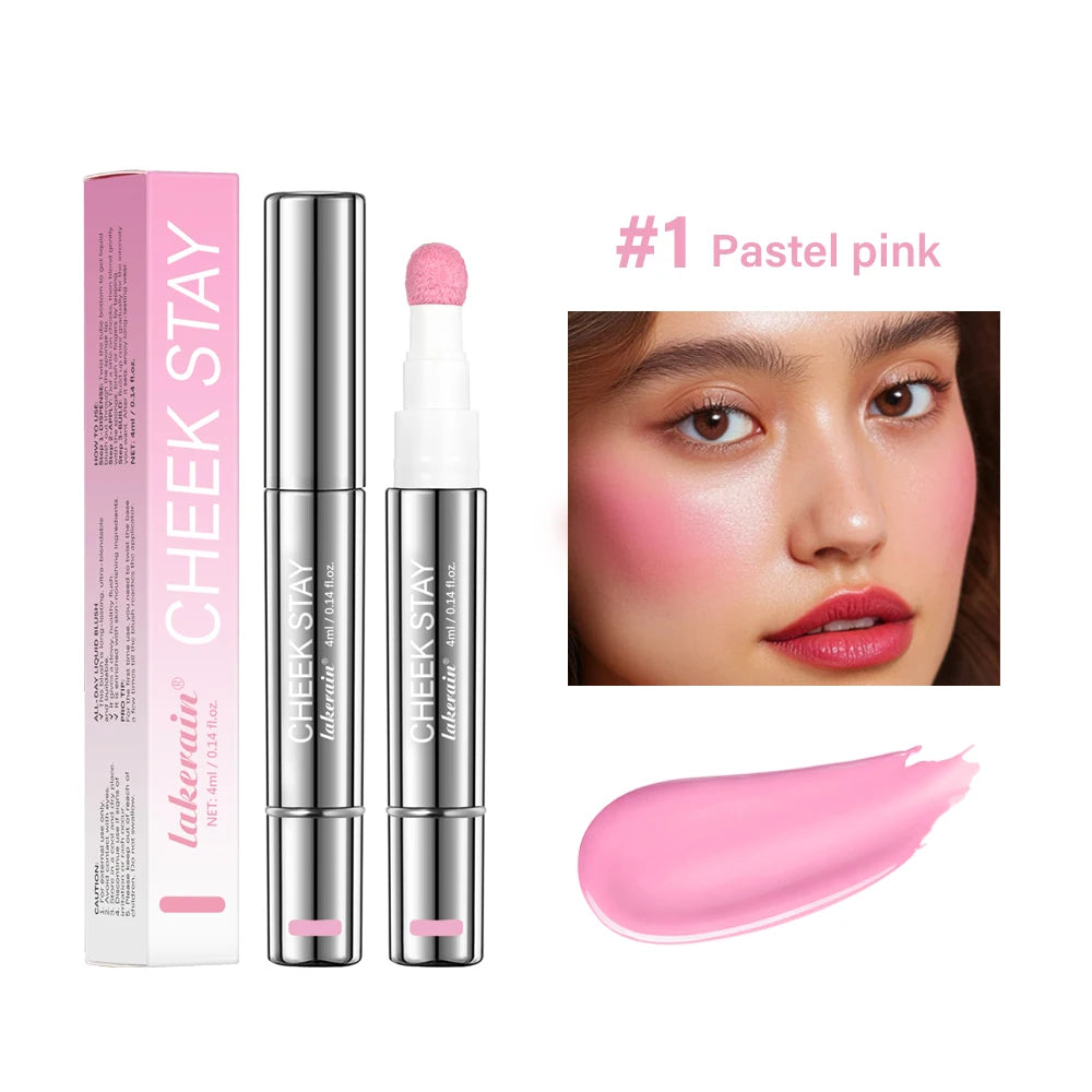 Liquid Blush Stick Sponge Tip Face Makeup Blusher