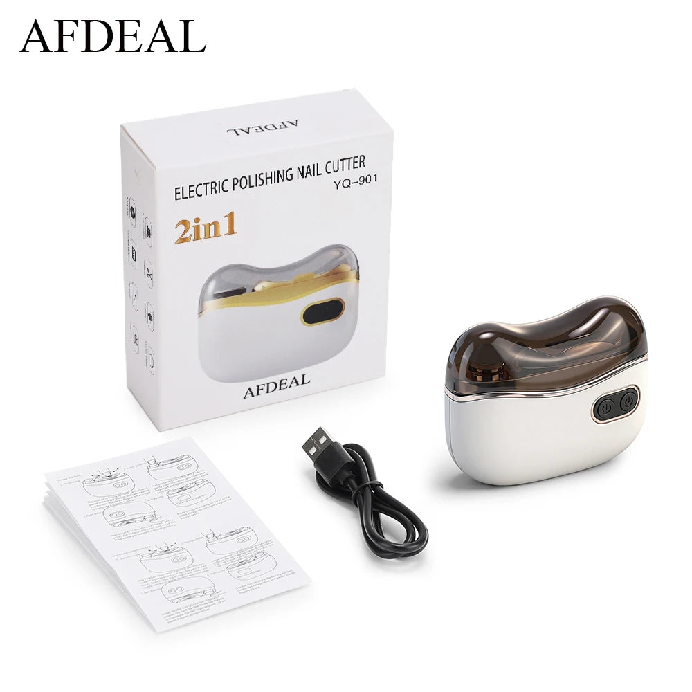 Electric Nail Clipper and Automatic Nail Grinder Trimmer