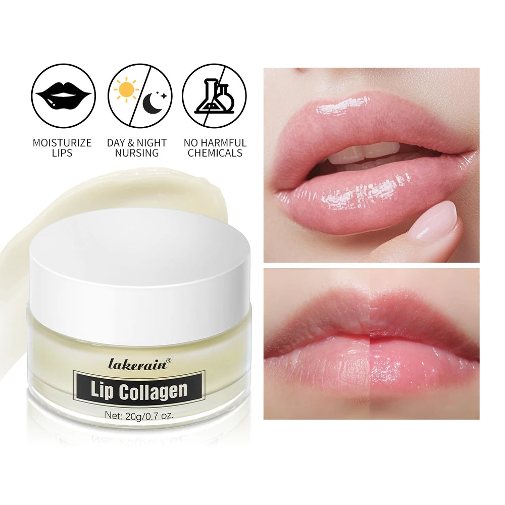 Collagen Lip Mask and Moisturizing Lip Treatment - 1