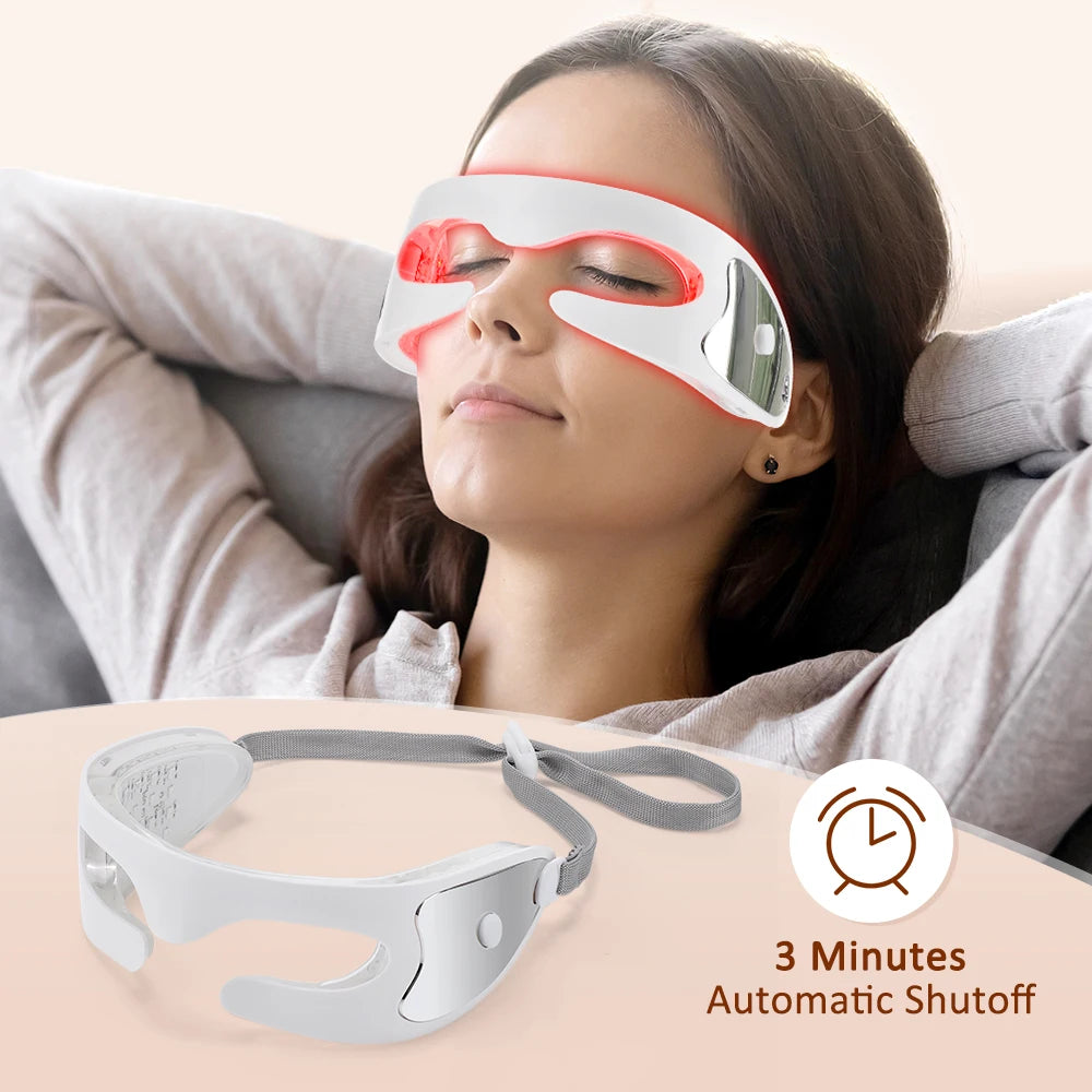 3D Eye Massager and Red Light Therapy Device for Eye Fatigue Relief