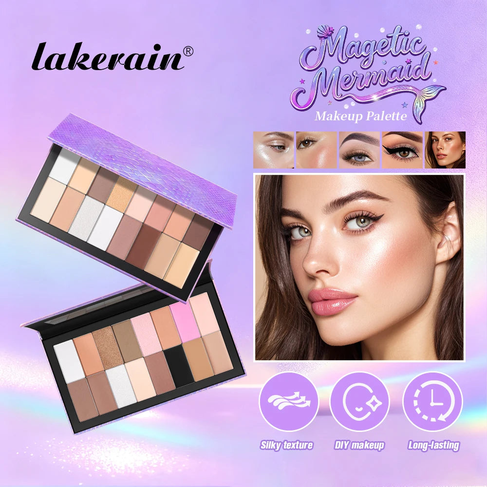 Magnetic Makeup Palette Eyeshadow and Contour Beauty Kit - 1