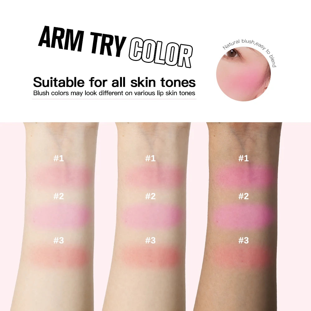 Butter Blush Palette Long Lasting Cream Cheek Makeup