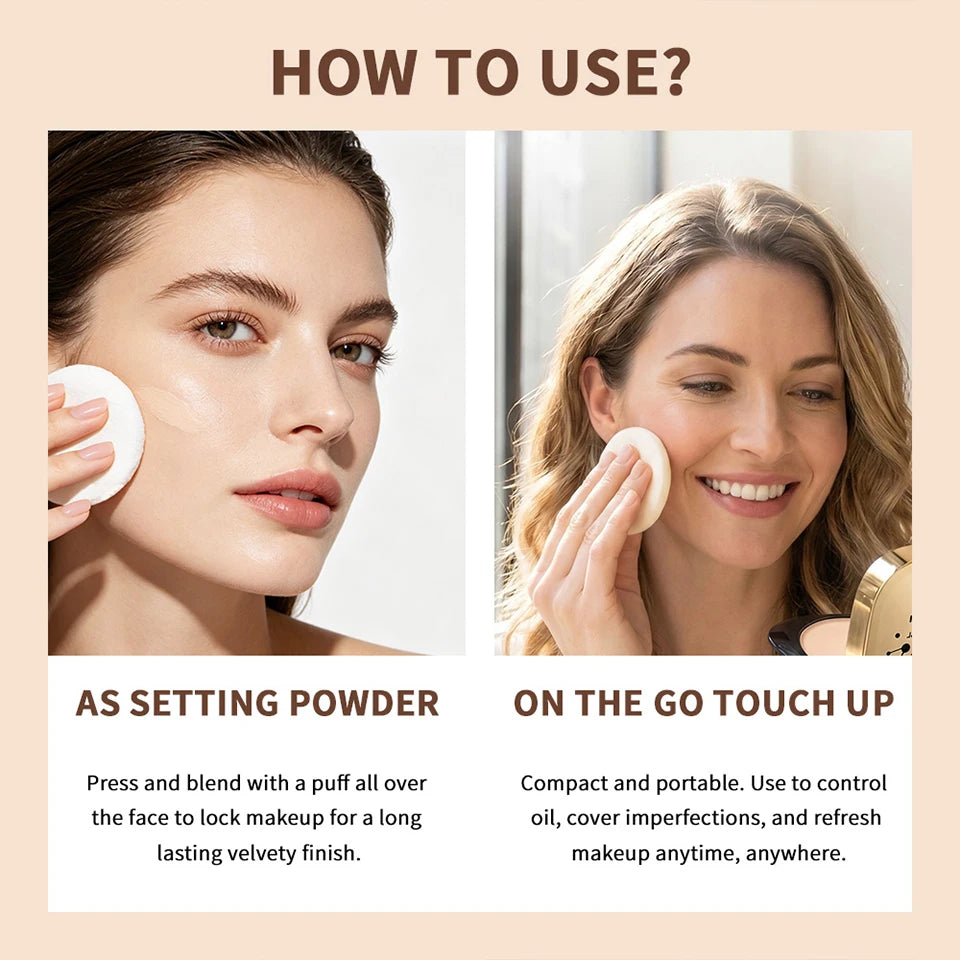 Pressed Powder Oil Control Face Setting Powder - 14