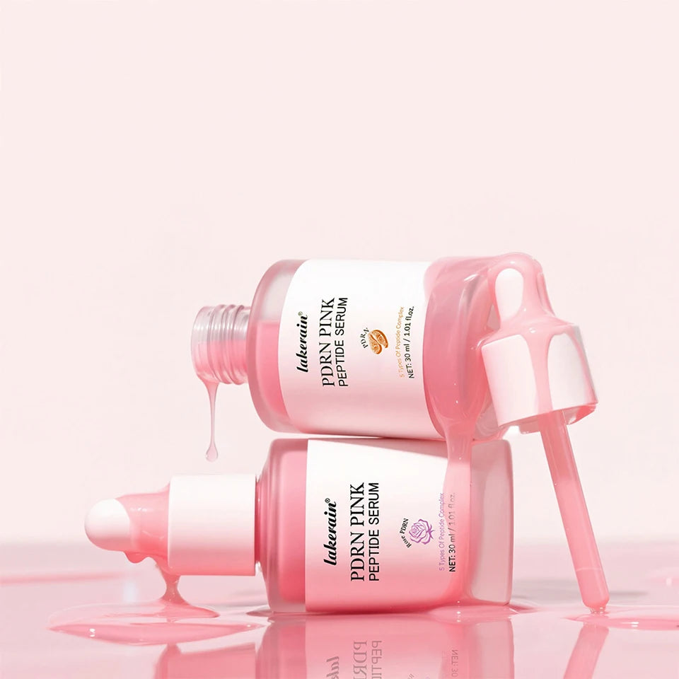 PDRN Pink Peptide Serum and Collagen Balm Set Face Hydration Treatment