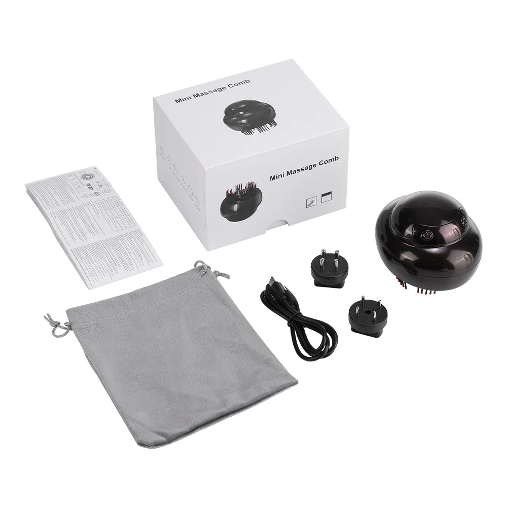 Electric Scalp Massager and Hair Oil Applicator Brush