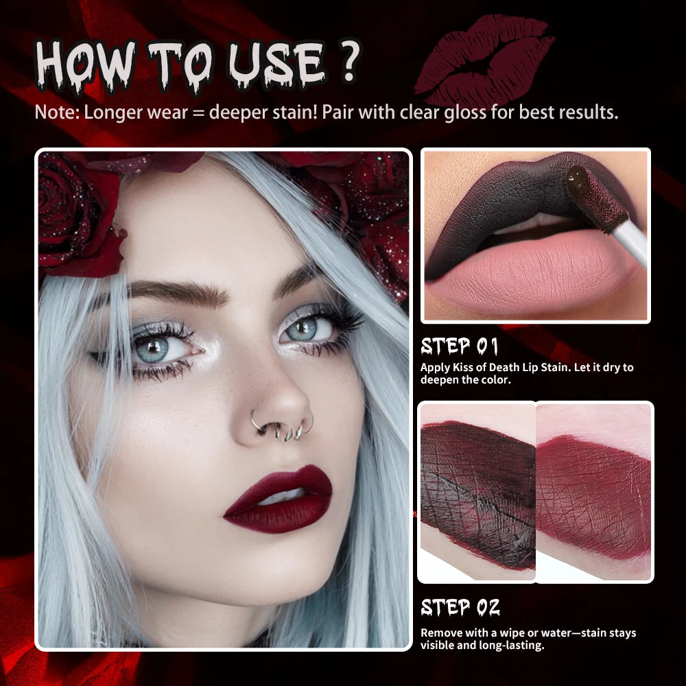 Bloody Lip Stain Vampire Lip Tint Makeup