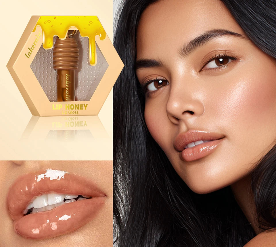 Honey Chocolate Lip Glaze and Moisturizing Lip Gloss Set - 7