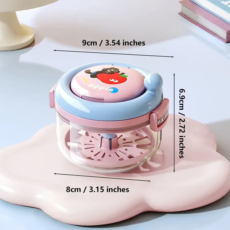 Denture Cleaning Case and Retainer Soaking Container