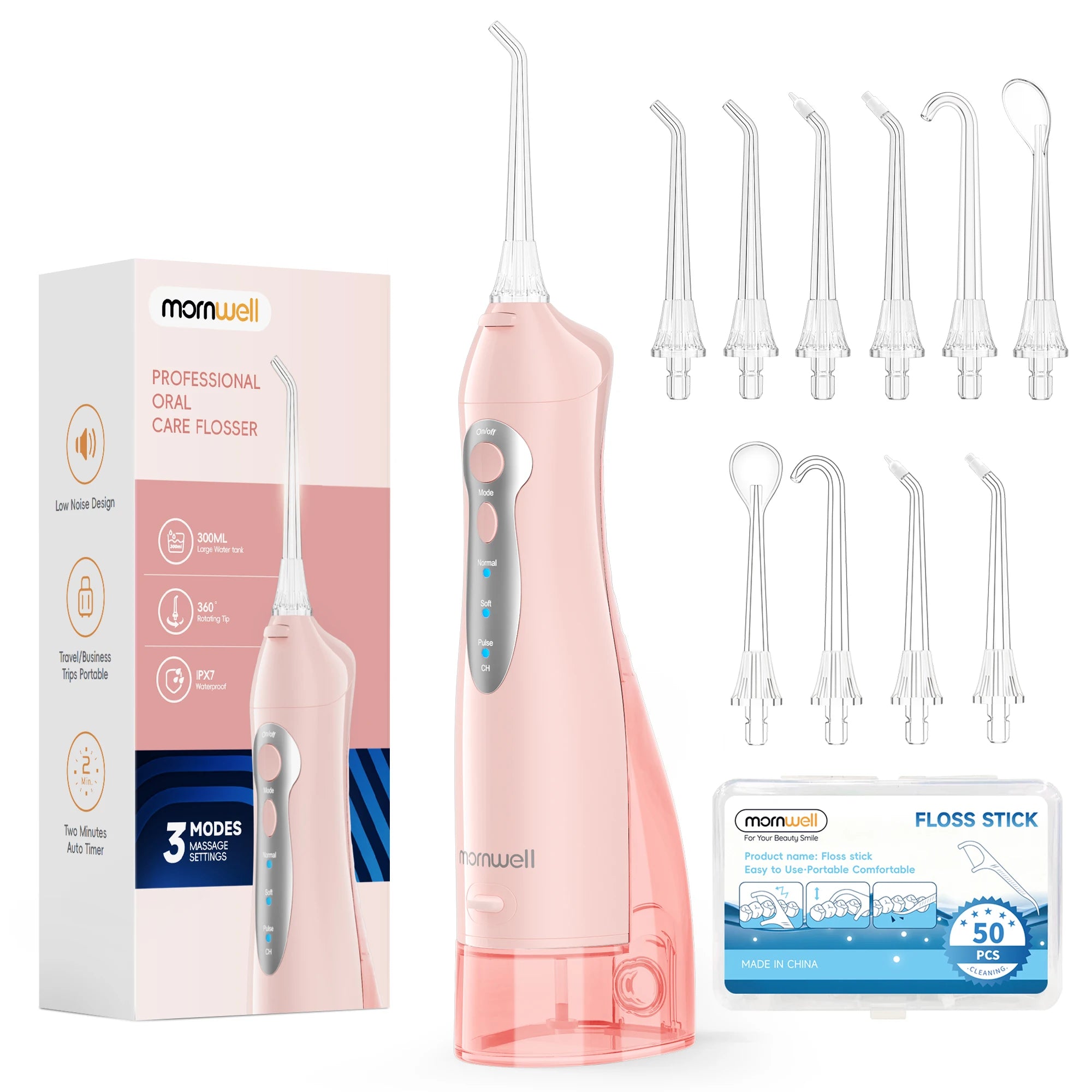 Portable Water Flosser Electric Oral Irrigator Teeth Cleaner - 21
