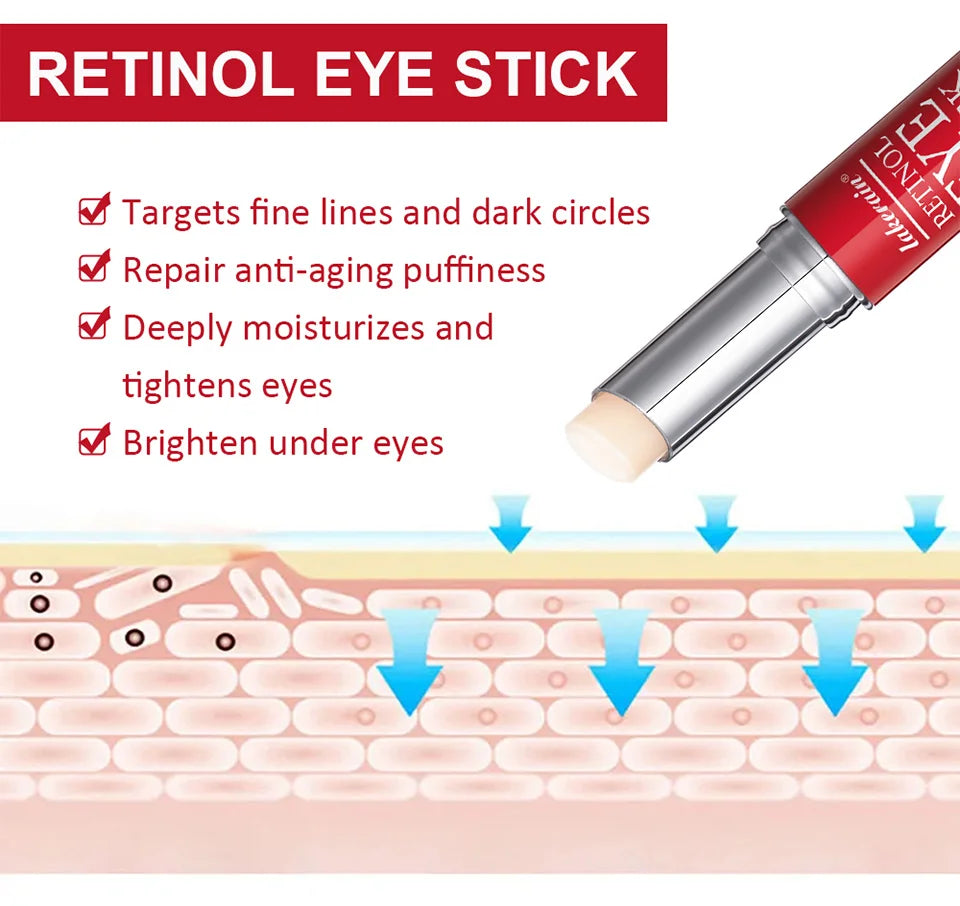 Retinol Eye Stick Anti Aging Firming Eye Cream for Dark Circles