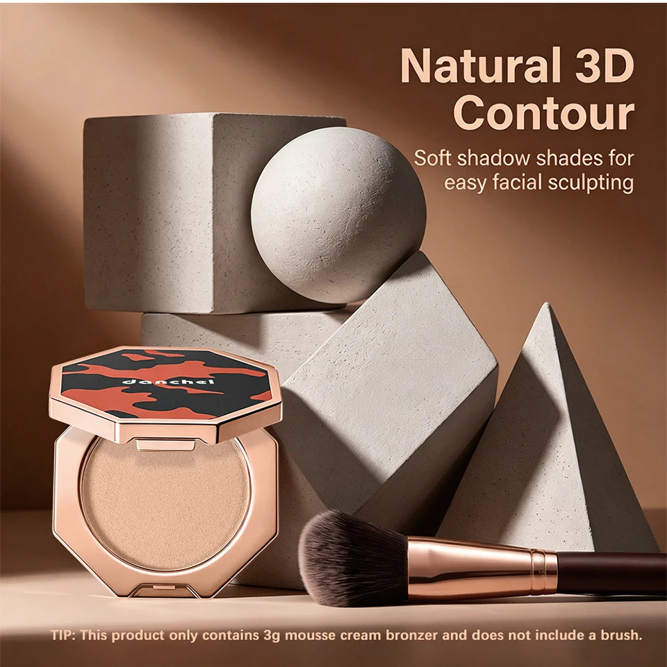 Mousse Cream Bronzer Sculpting Face Contour Makeup - 16